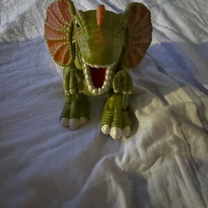 Mattel Green and Red Reptile Figurine
